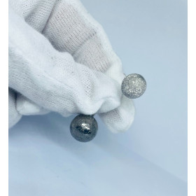 Серебряная серьга 925* с чернением 